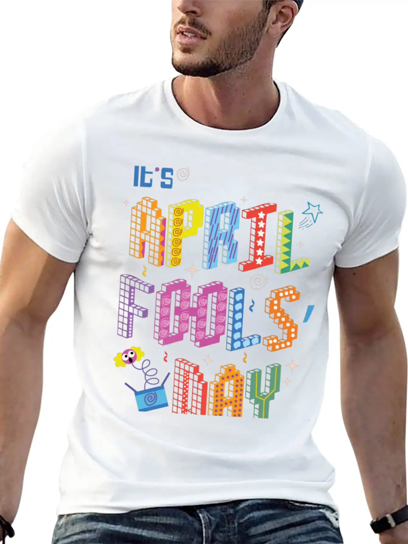It's April Fools Day Shirt | April Fools Shirt Unisex Casual T-Shirt – Clean Design For Daily Comfort