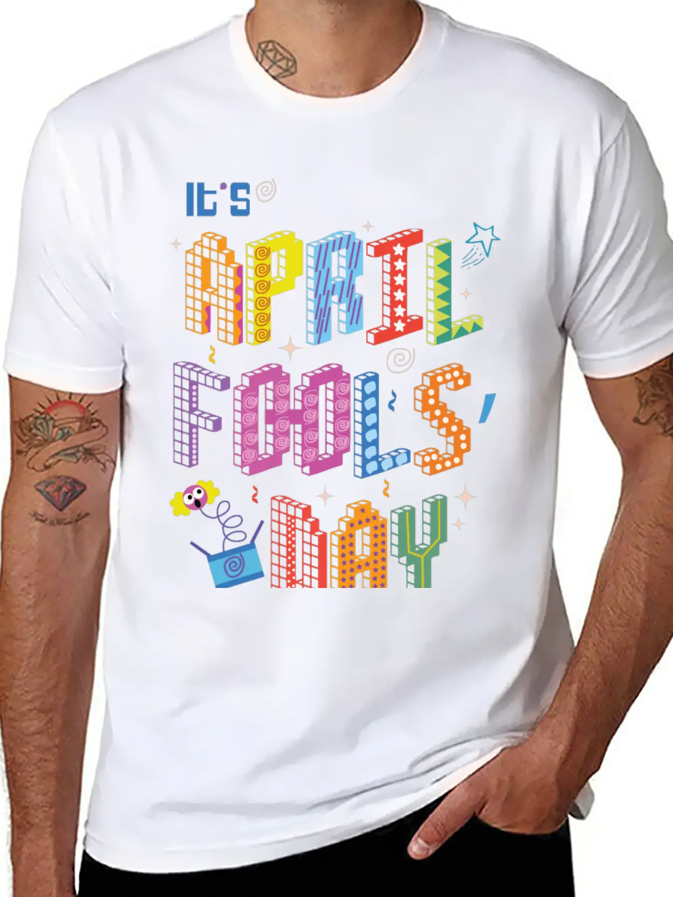 It's April Fools Day Shirt | April Fools Shirt Unisex Casual T-Shirt – Clean Design For Daily Comfort