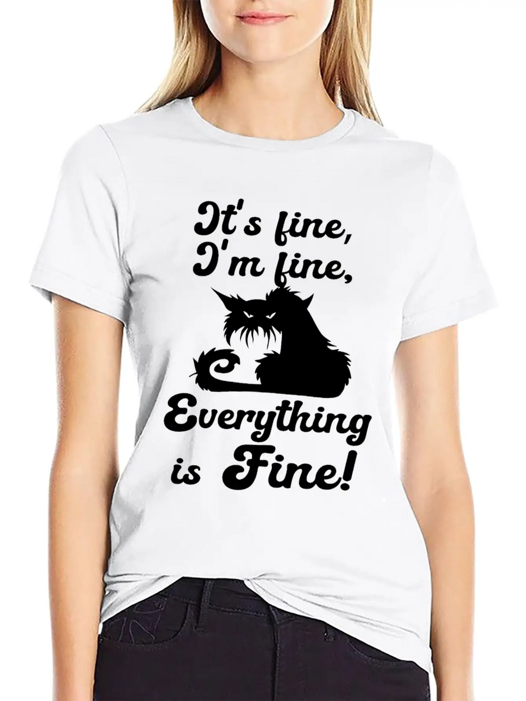 It's Fine, I'm Fine, Everything Is Fine Sarcastic Classic Cotton Tee – Unisex Comfort For Any Season