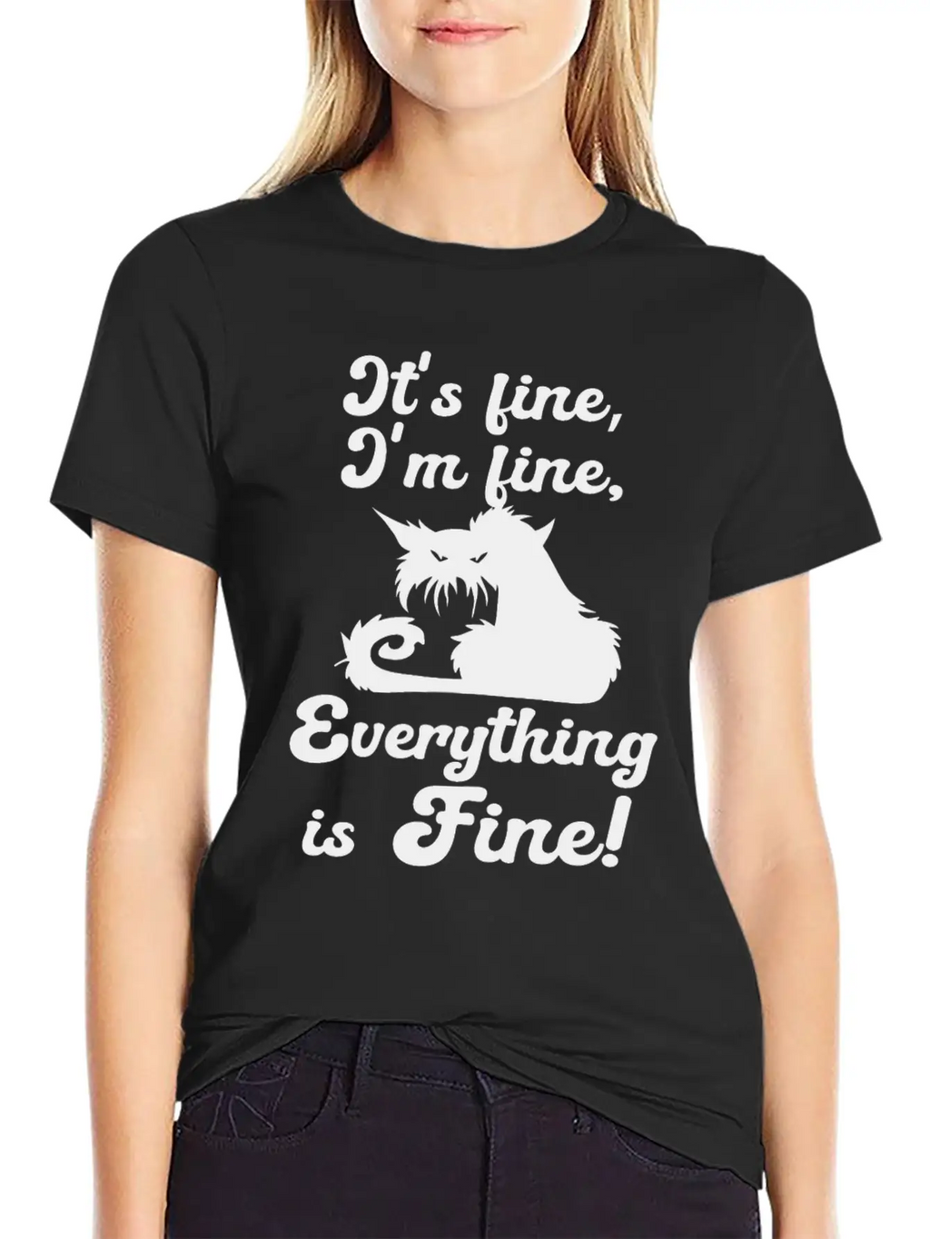 It's Fine, I'm Fine, Everything Is Fine Sarcastic Classic Cotton Tee – Unisex Comfort For Any Season