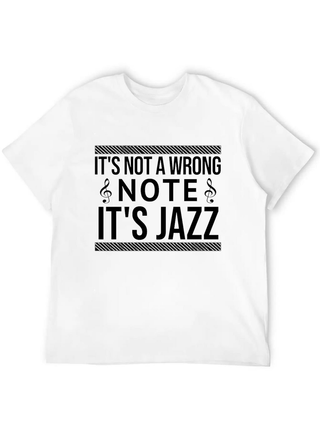 It's Not A Wrong Note Basic Graphic T-Shirt – Daily Comfort In Soft Cotton