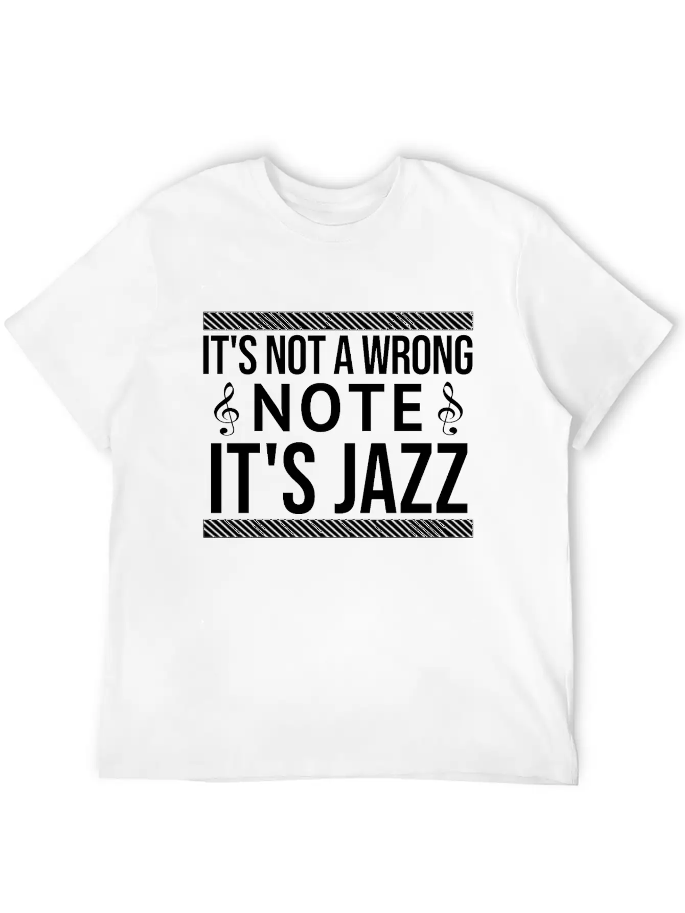 It's Not A Wrong Note Basic Graphic T-Shirt – Daily Comfort In Soft Cotton