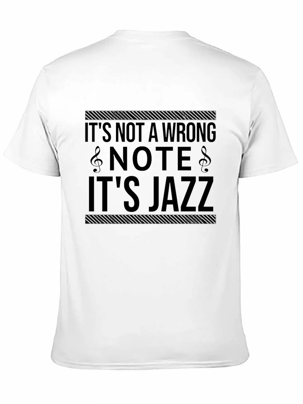It's Not A Wrong Note Basic Graphic T-Shirt – Daily Comfort In Soft Cotton