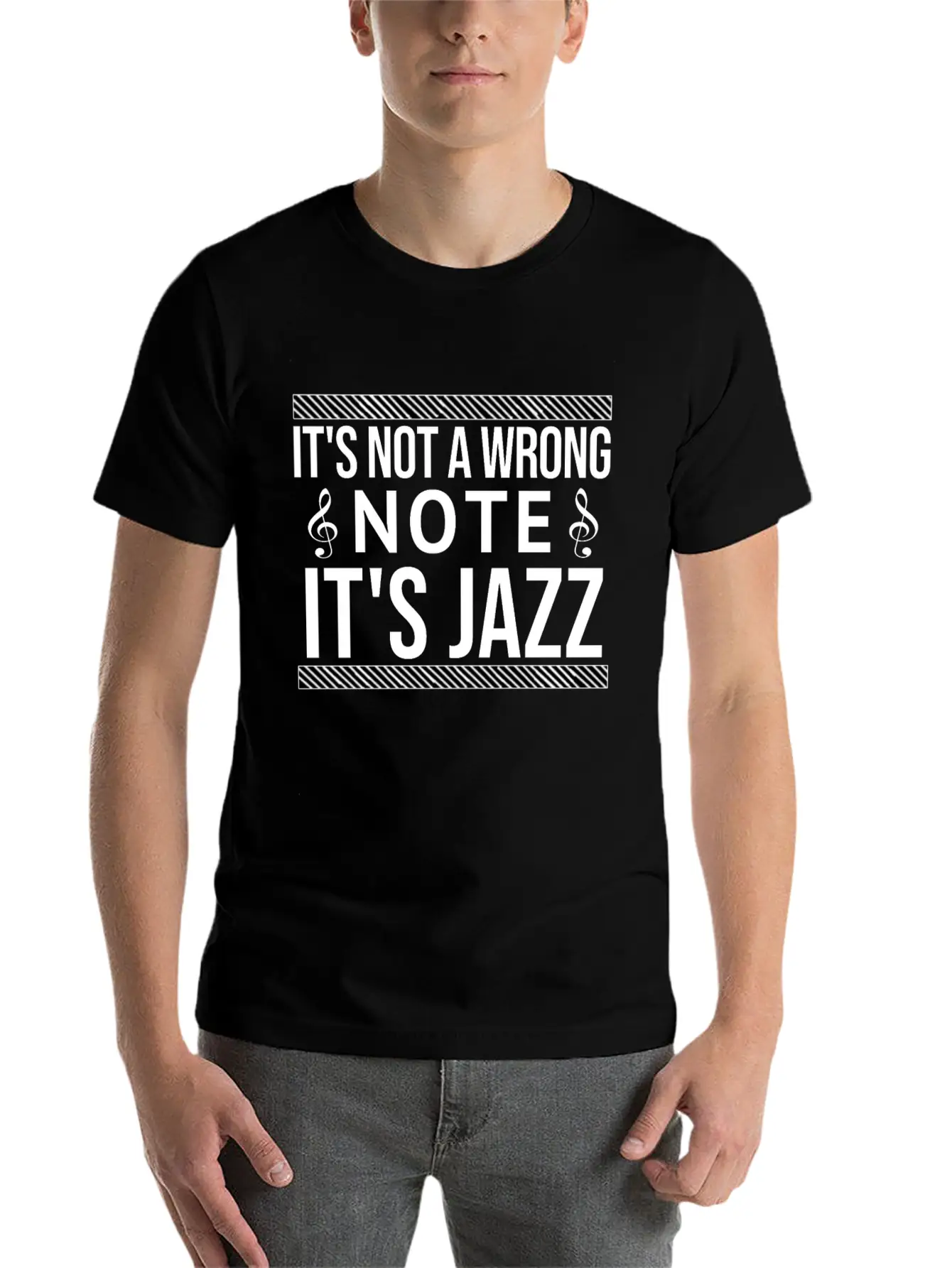 It's Not A Wrong Note Basic Graphic T-Shirt – Daily Comfort In Soft Cotton