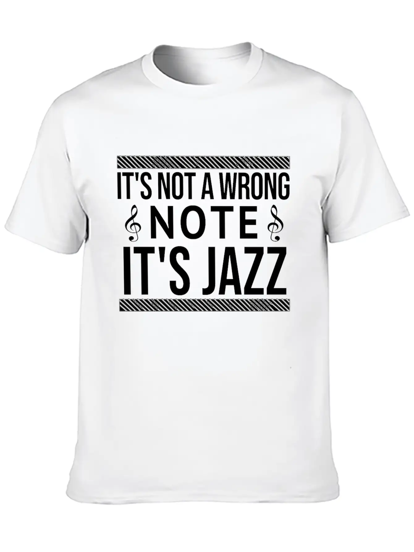 It's Not A Wrong Note Basic Graphic T-Shirt – Daily Comfort In Soft Cotton