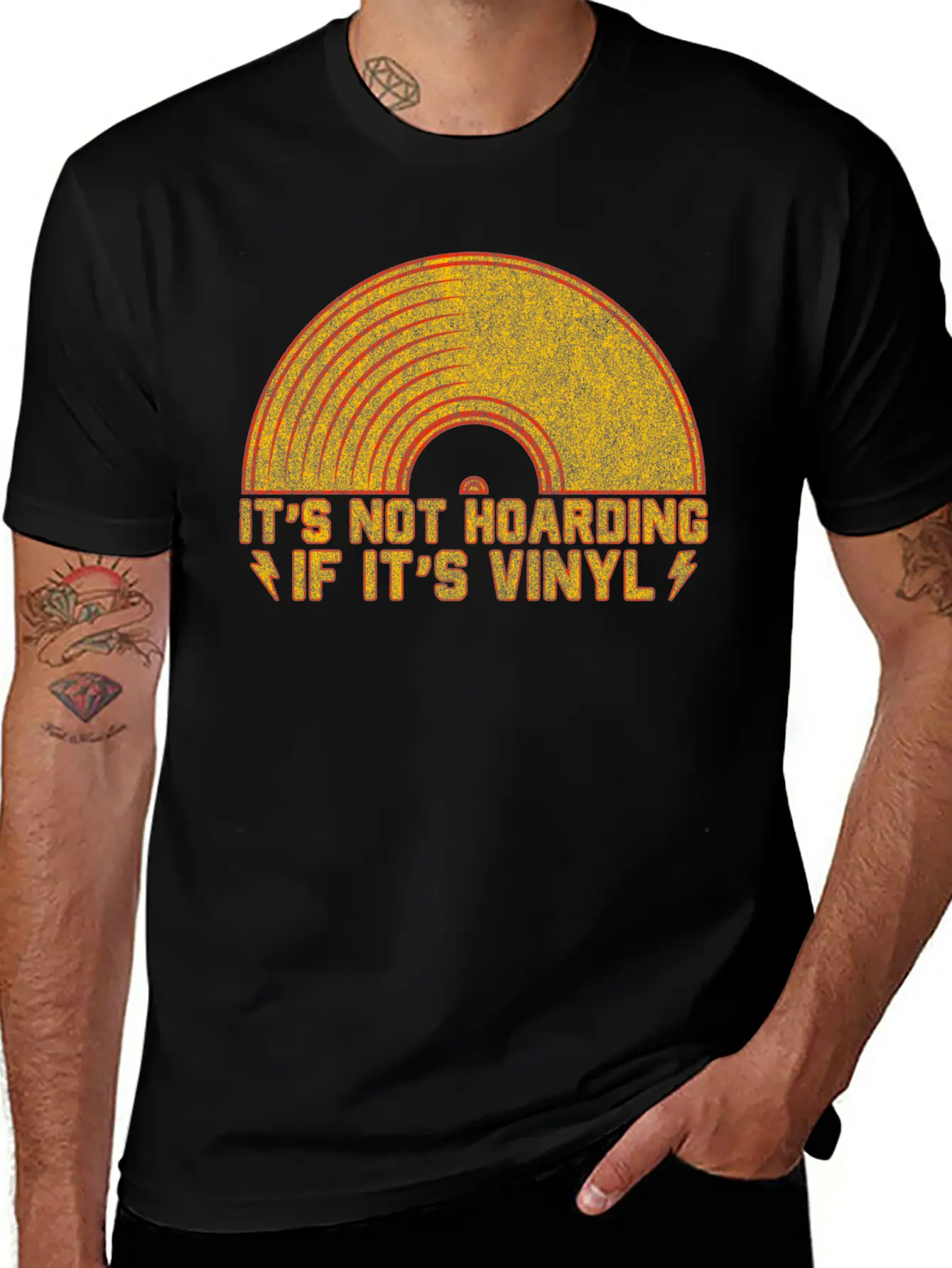 It's Not Hoarding If It's Vinyl Classic Cotton Tee – Unisex Comfort For Any Season