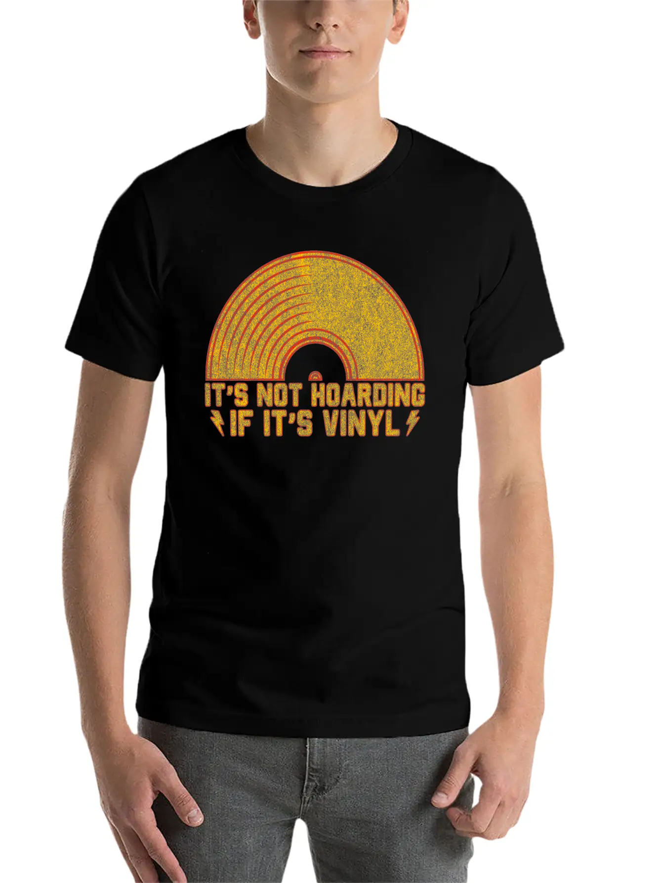 It's Not Hoarding If It's Vinyl Classic Cotton Tee – Unisex Comfort For Any Season