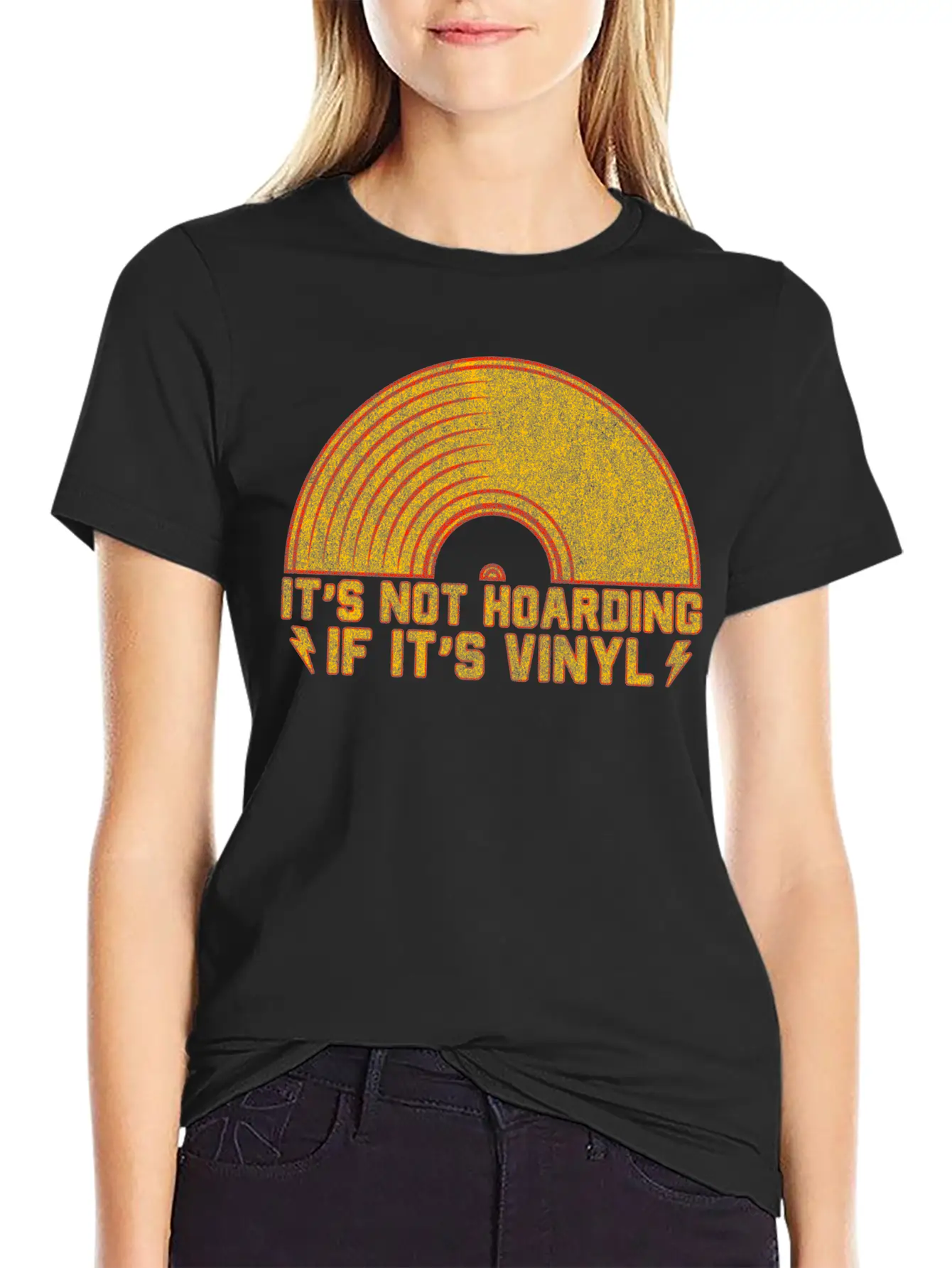 It's Not Hoarding If It's Vinyl Classic Cotton Tee – Unisex Comfort For Any Season