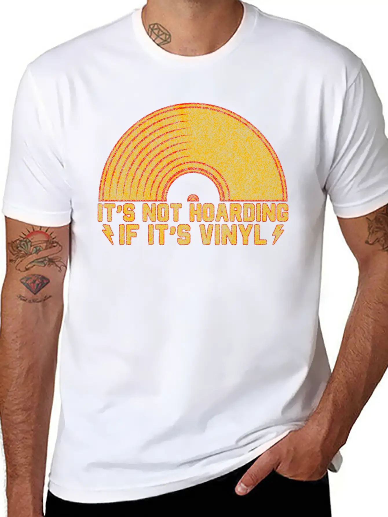 It's Not Hoarding If It's Vinyl Classic Cotton Tee – Unisex Comfort For Any Season