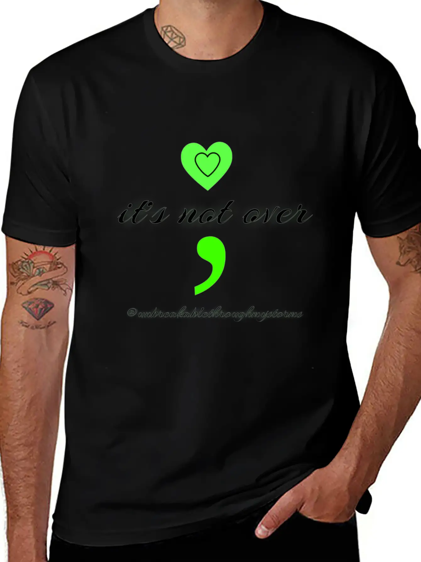 It's Not Over Breathable Graphic T-Shirt – Perfect For Casual Days