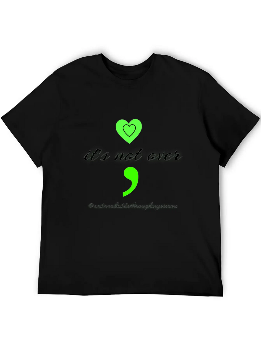 It's Not Over Breathable Graphic T-Shirt – Perfect For Casual Days