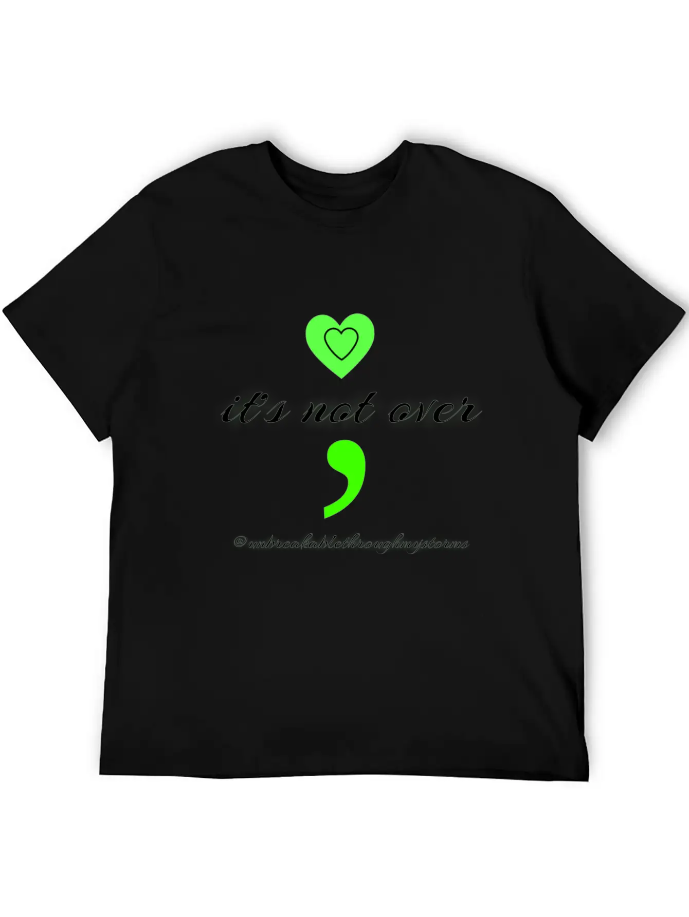 It's Not Over Breathable Graphic T-Shirt – Perfect For Casual Days