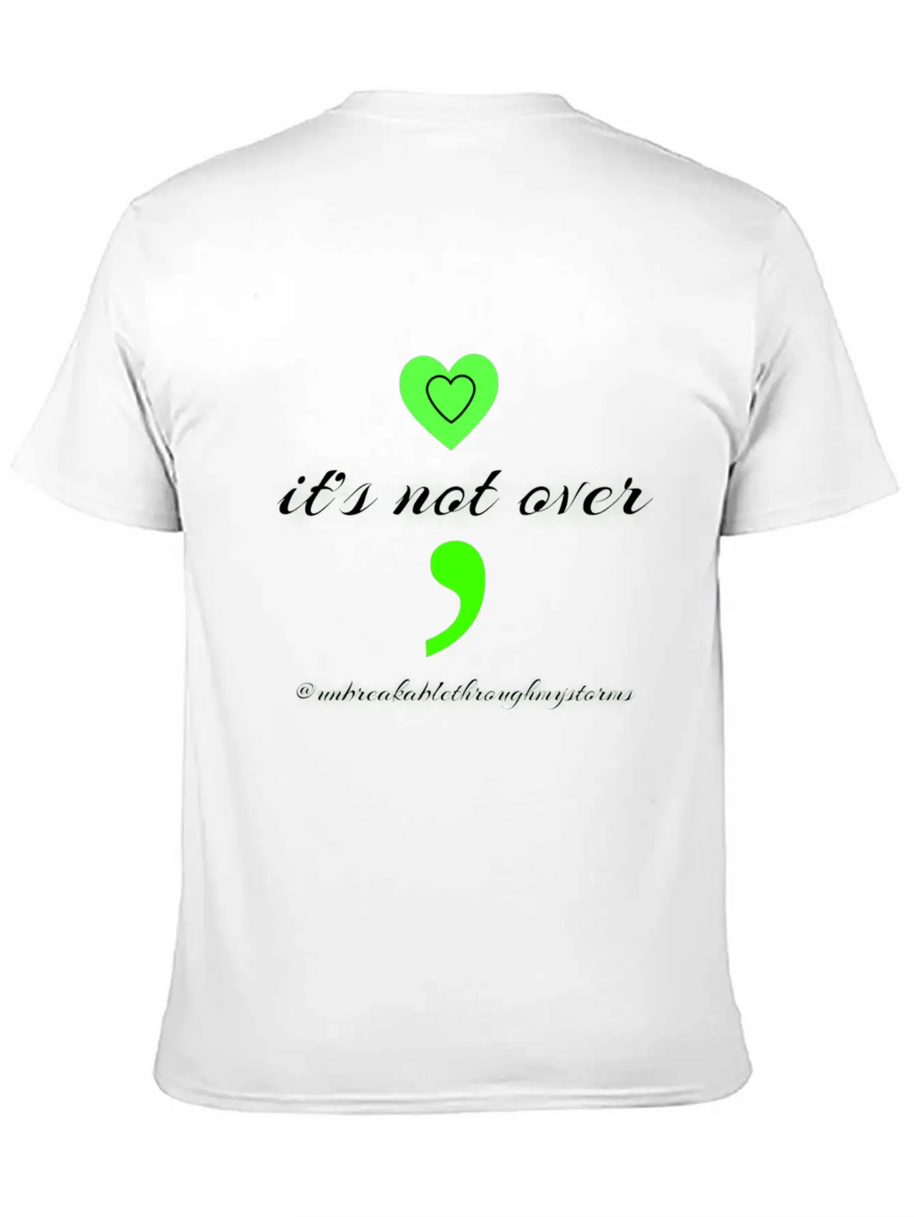 It's Not Over Breathable Graphic T-Shirt – Perfect For Casual Days