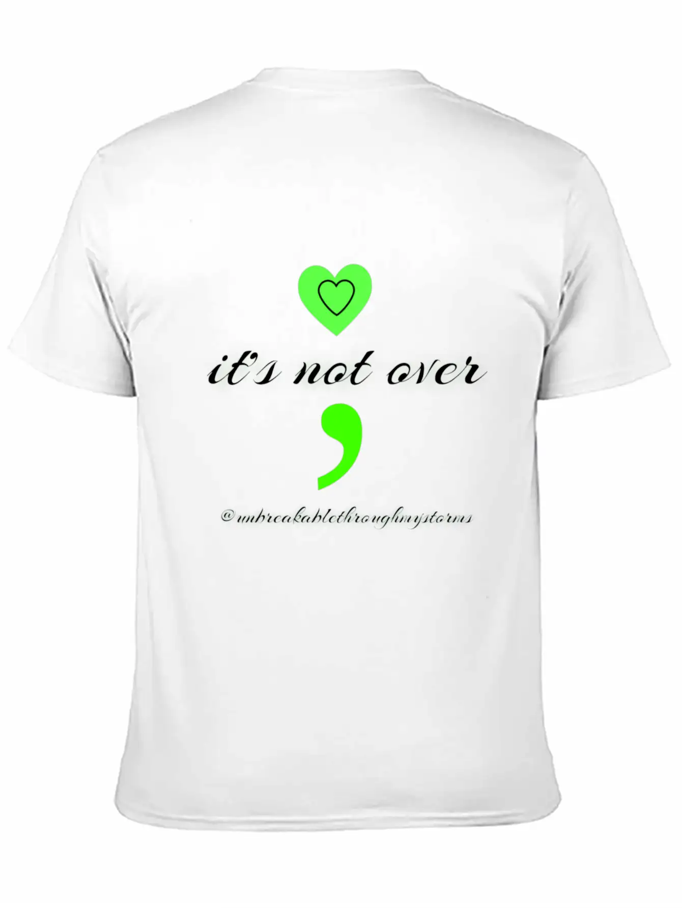 It's Not Over Breathable Graphic T-Shirt – Perfect For Casual Days