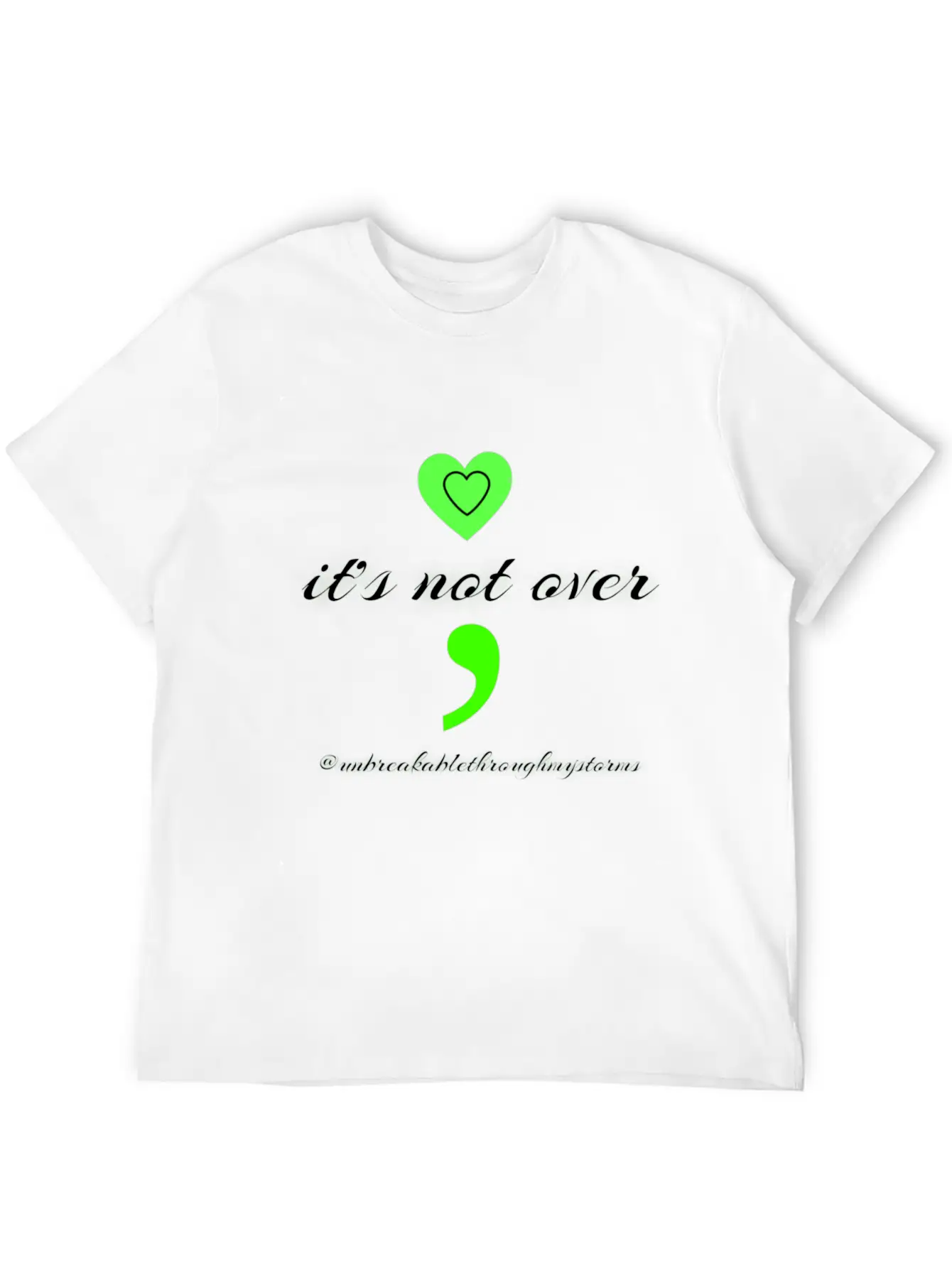 It's Not Over Breathable Graphic T-Shirt – Perfect For Casual Days