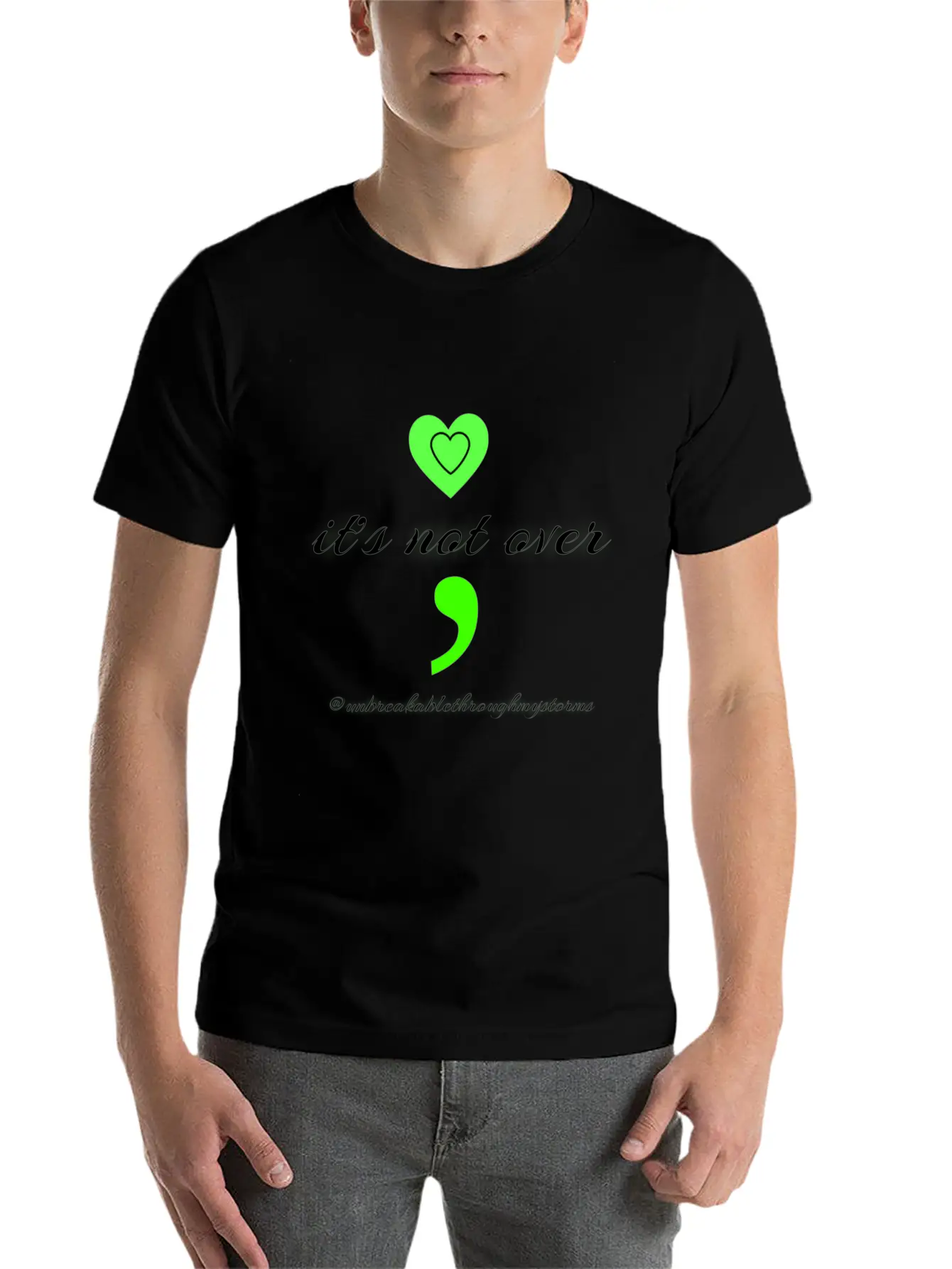 It's Not Over Breathable Graphic T-Shirt – Perfect For Casual Days