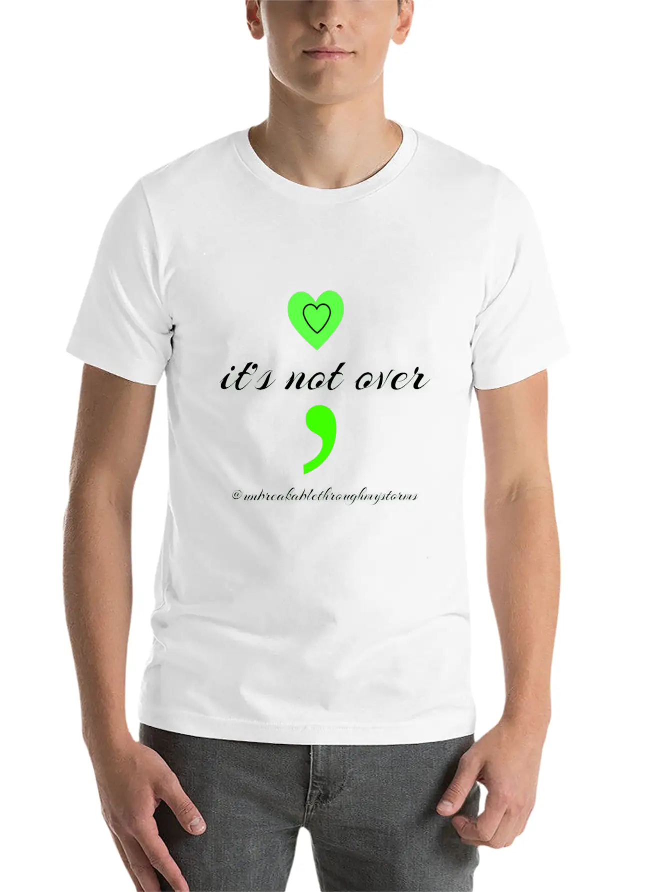 It's Not Over Breathable Graphic T-Shirt – Perfect For Casual Days