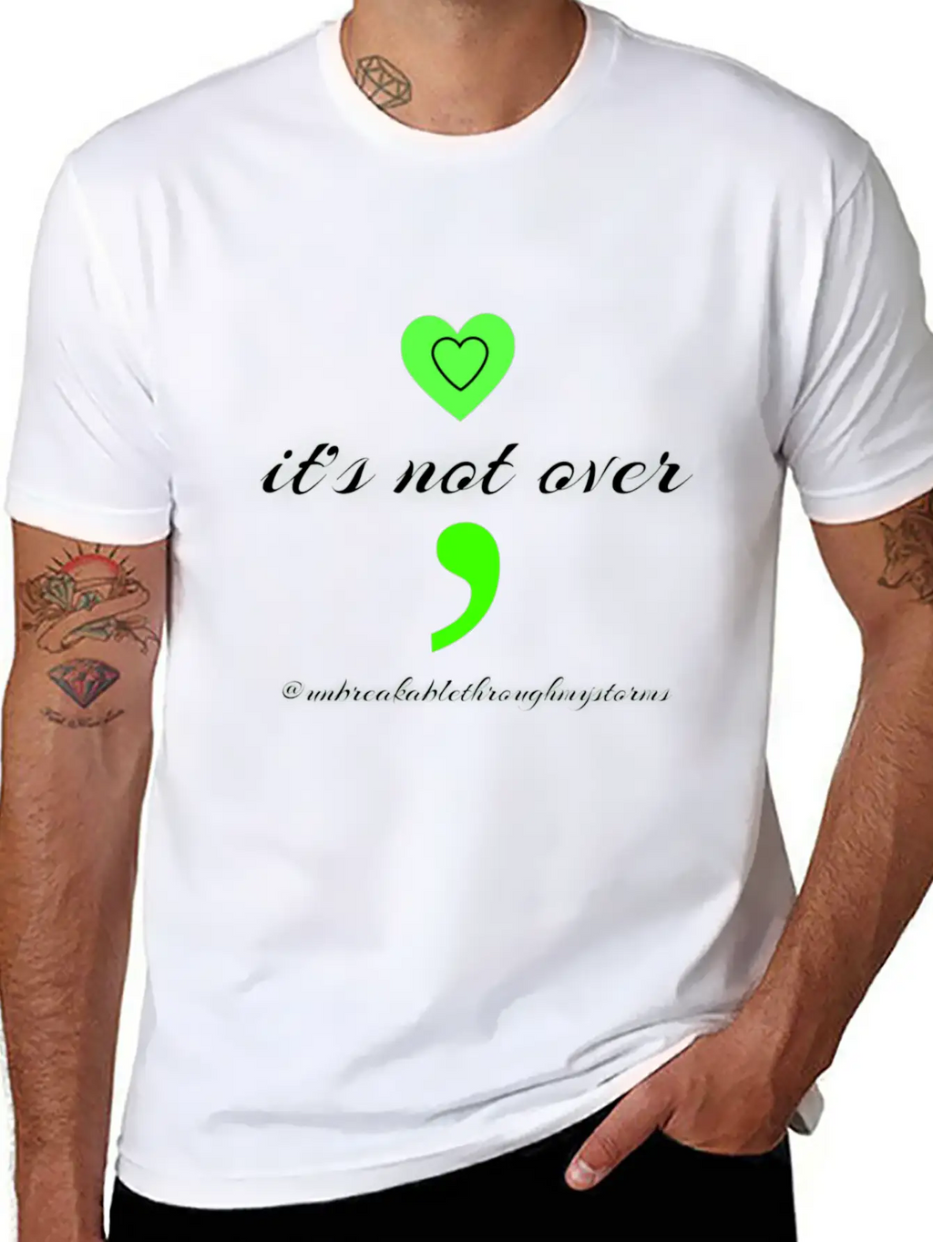 It's Not Over Breathable Graphic T-Shirt – Perfect For Casual Days