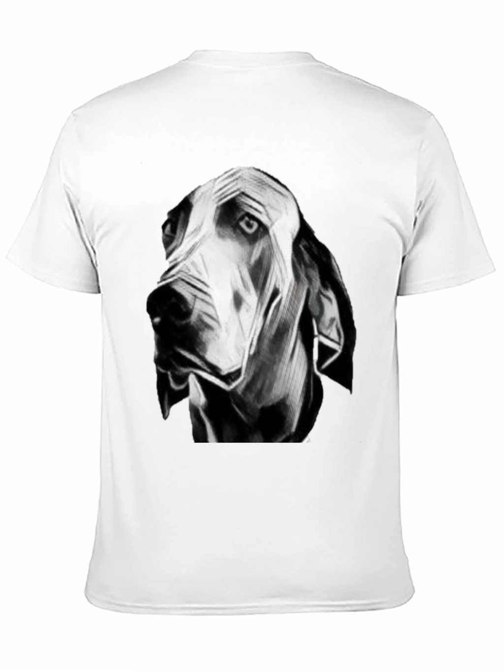 Dog Graphic Black T-Shirt for Men