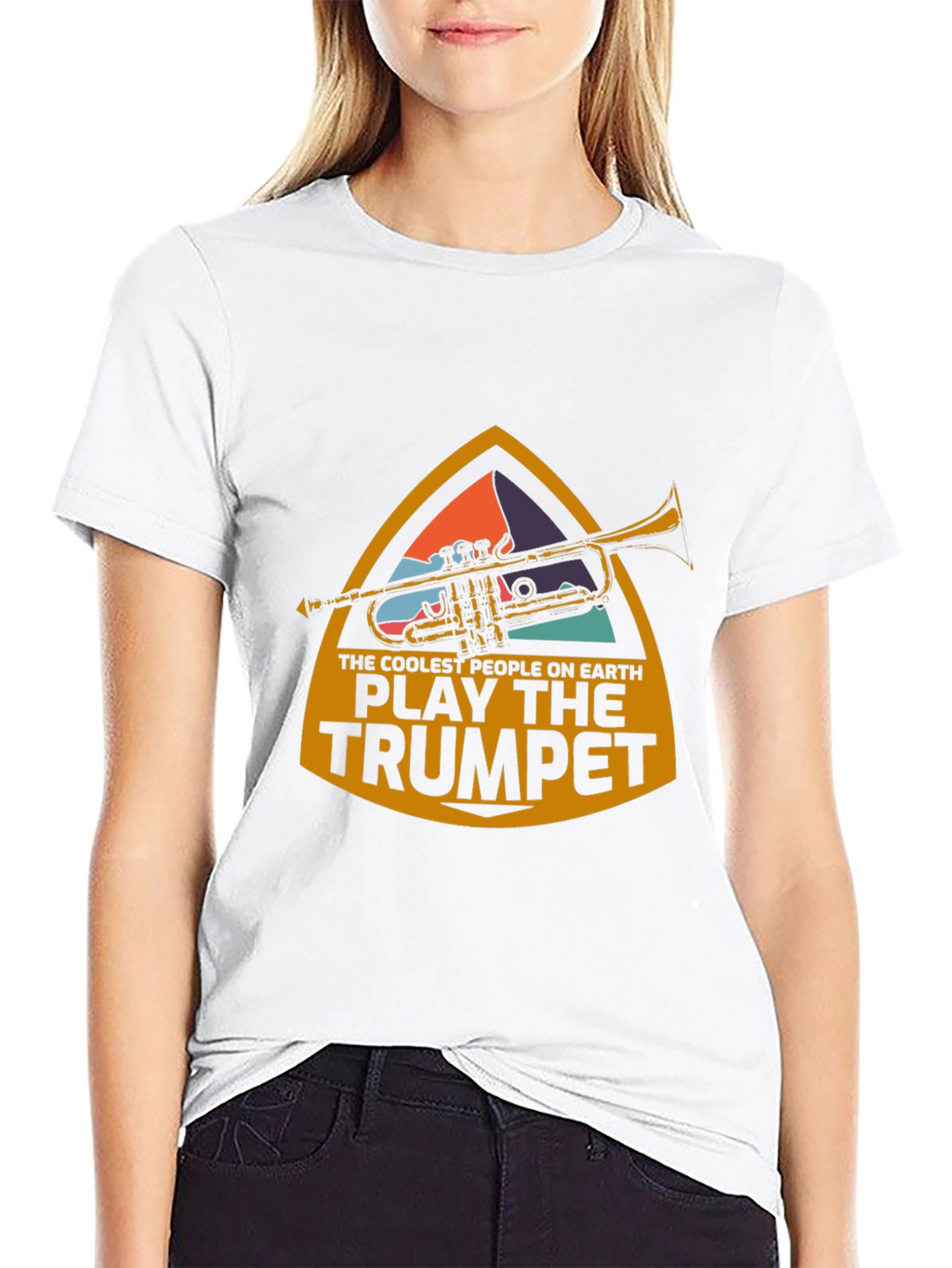 Cool Trumpet Player Graphic T-Shirt