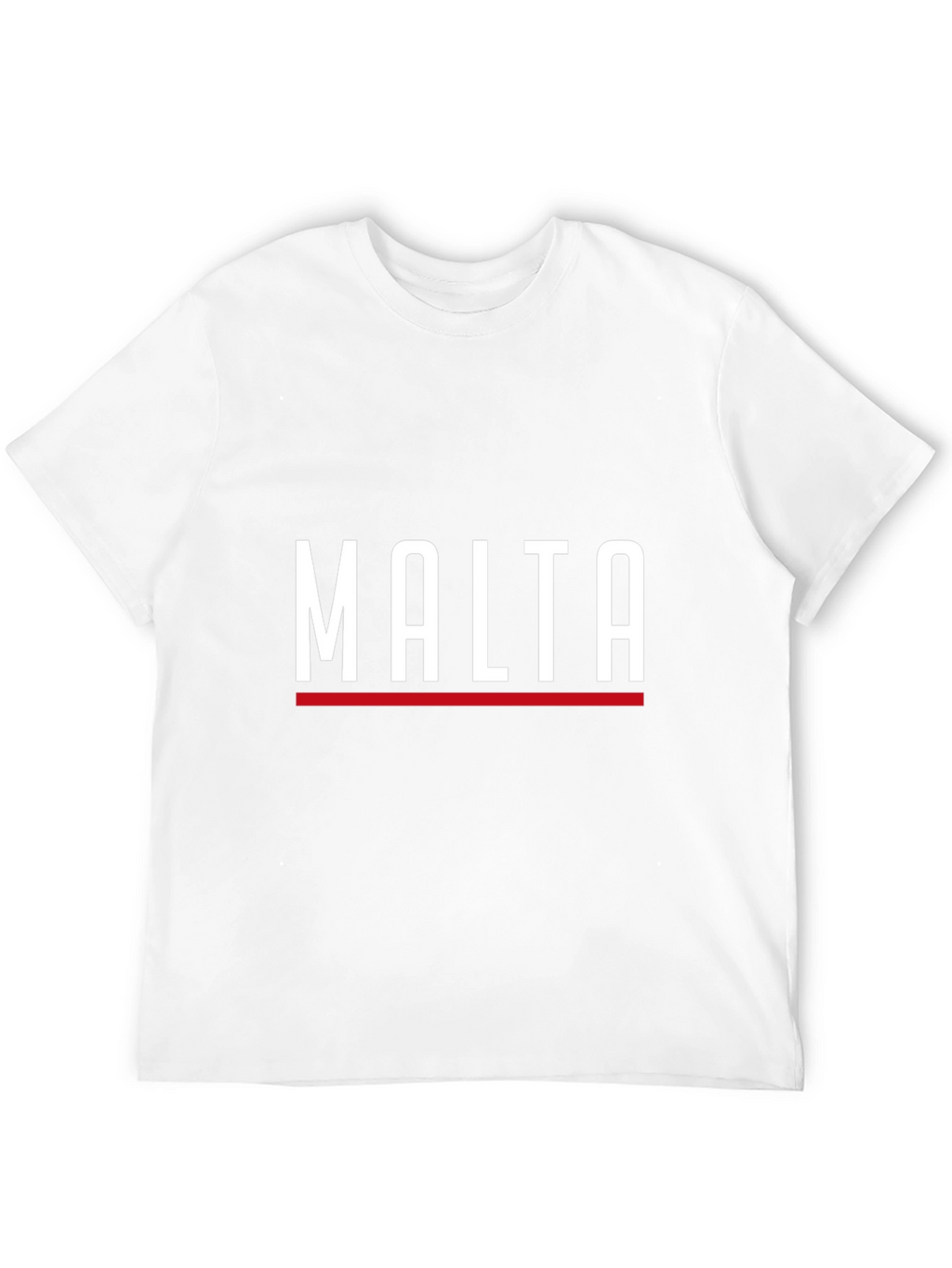 Malta Graphic Tee - Sleek Black Cotton T-Shirt