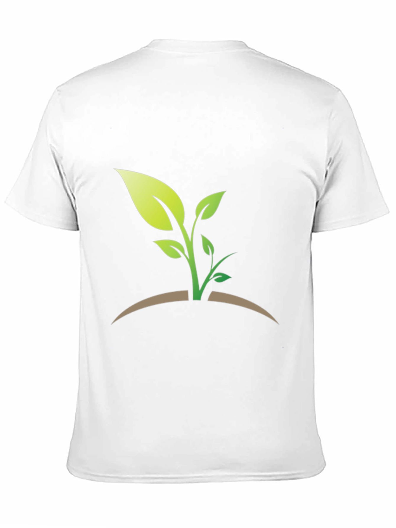Green Sprout Graphic T-Shirt - Black
