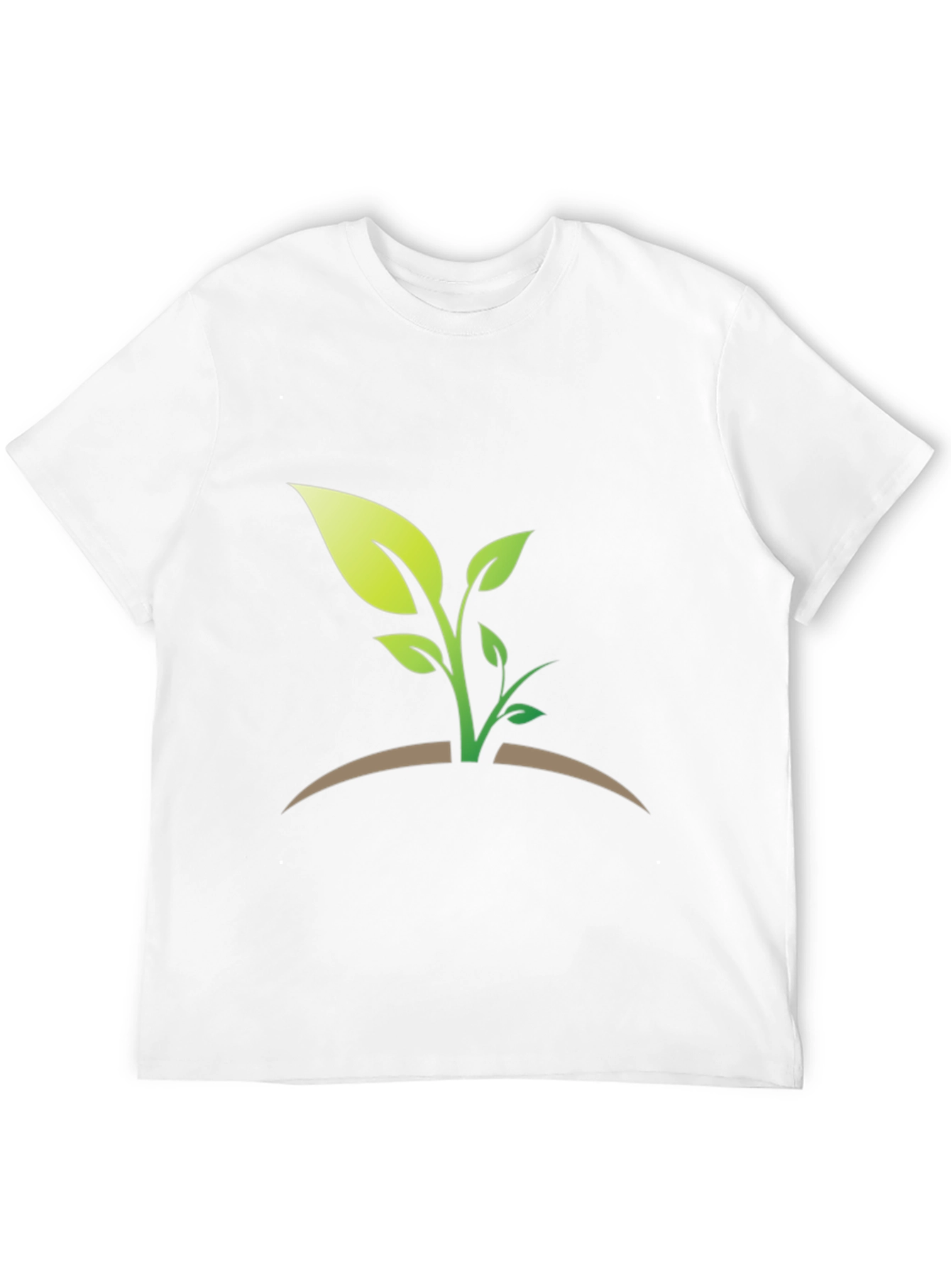 Green Sprout Graphic T-Shirt - Black