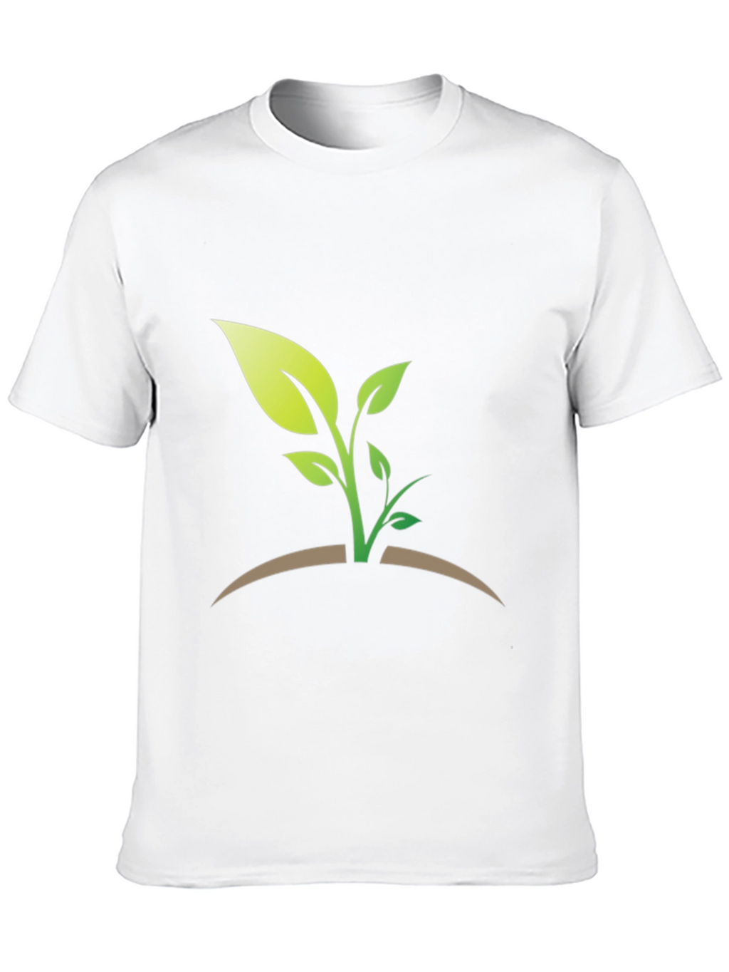 Green Sprout Graphic T-Shirt - Black