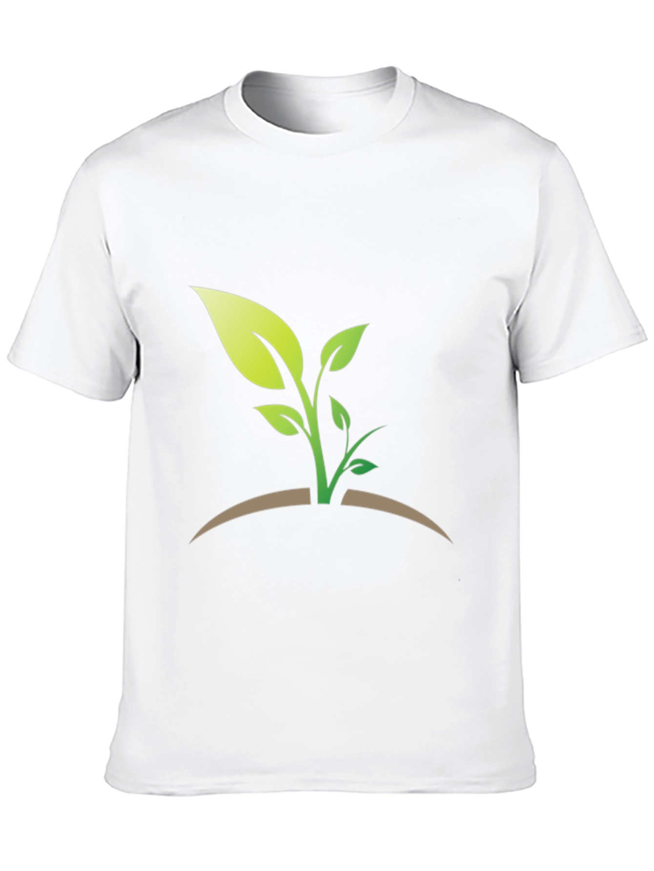 Green Sprout Graphic T-Shirt - Black