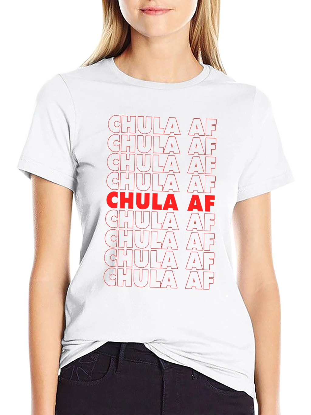 Chula AF Graphic Print Black T-Shirt