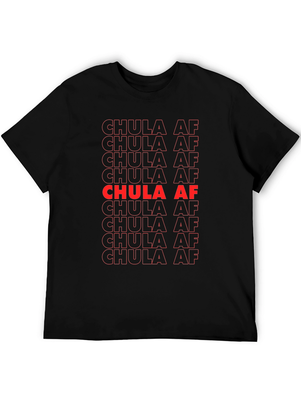 Chula AF Graphic Print Black T-Shirt