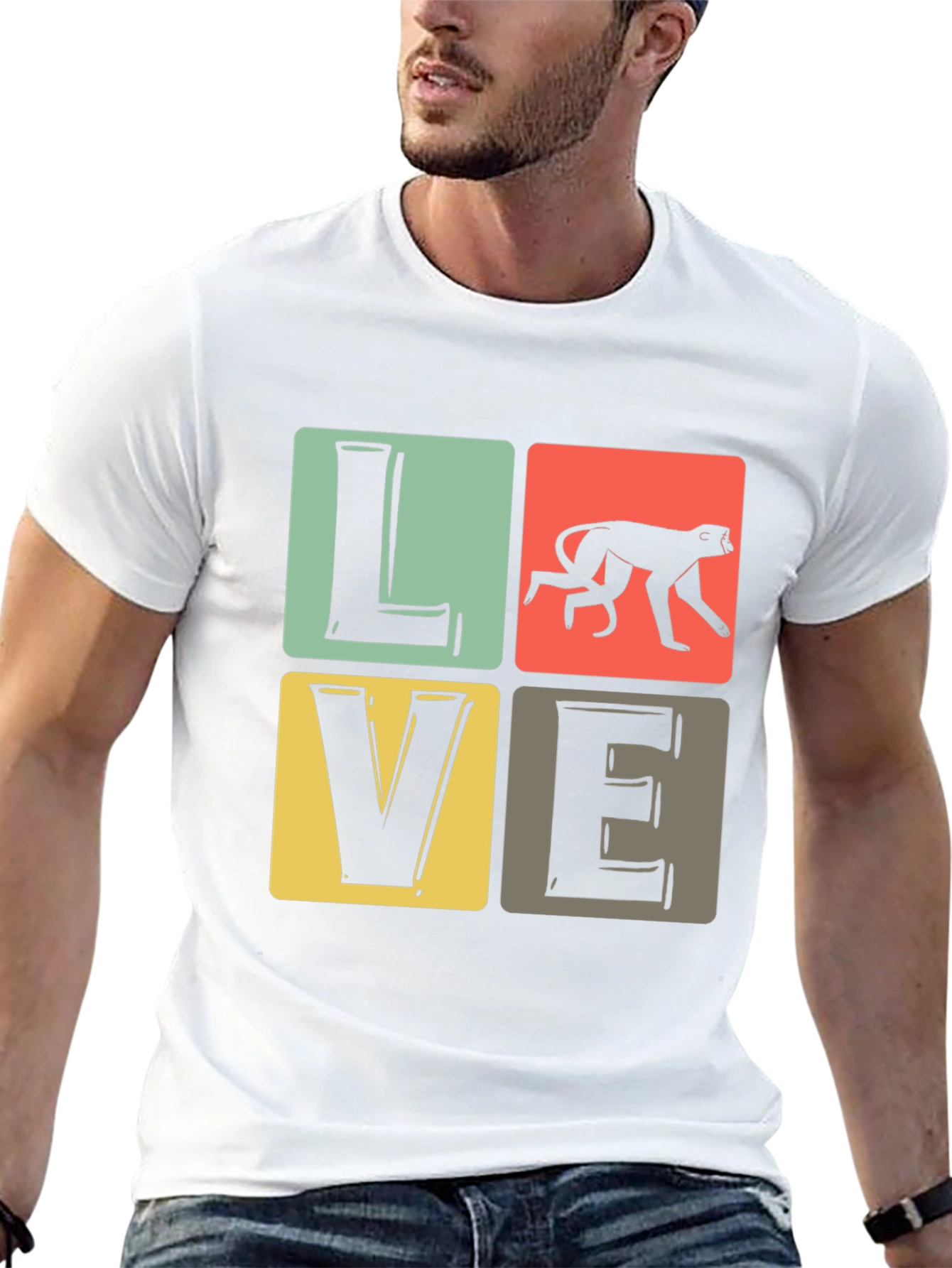 Love Monkey Graphic T-Shirt - Unisex