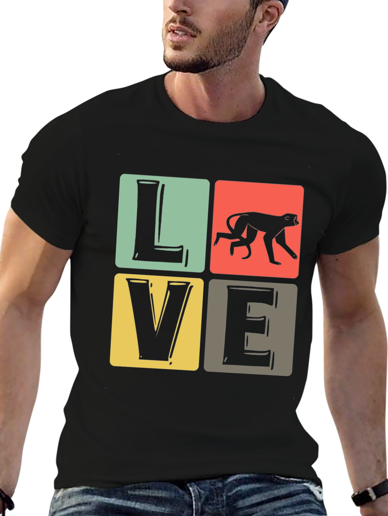 Love Monkey Graphic T-Shirt - Unisex