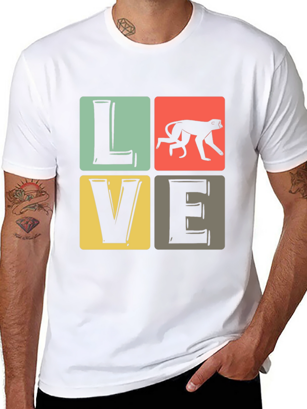 Love Monkey Graphic T-Shirt - Unisex