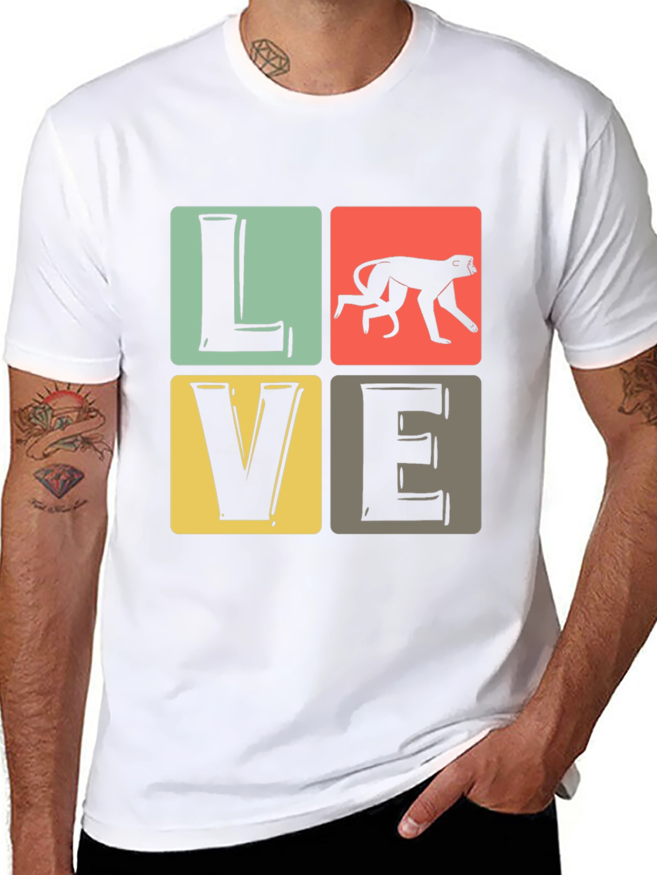 Love Monkey Graphic T-Shirt - Unisex