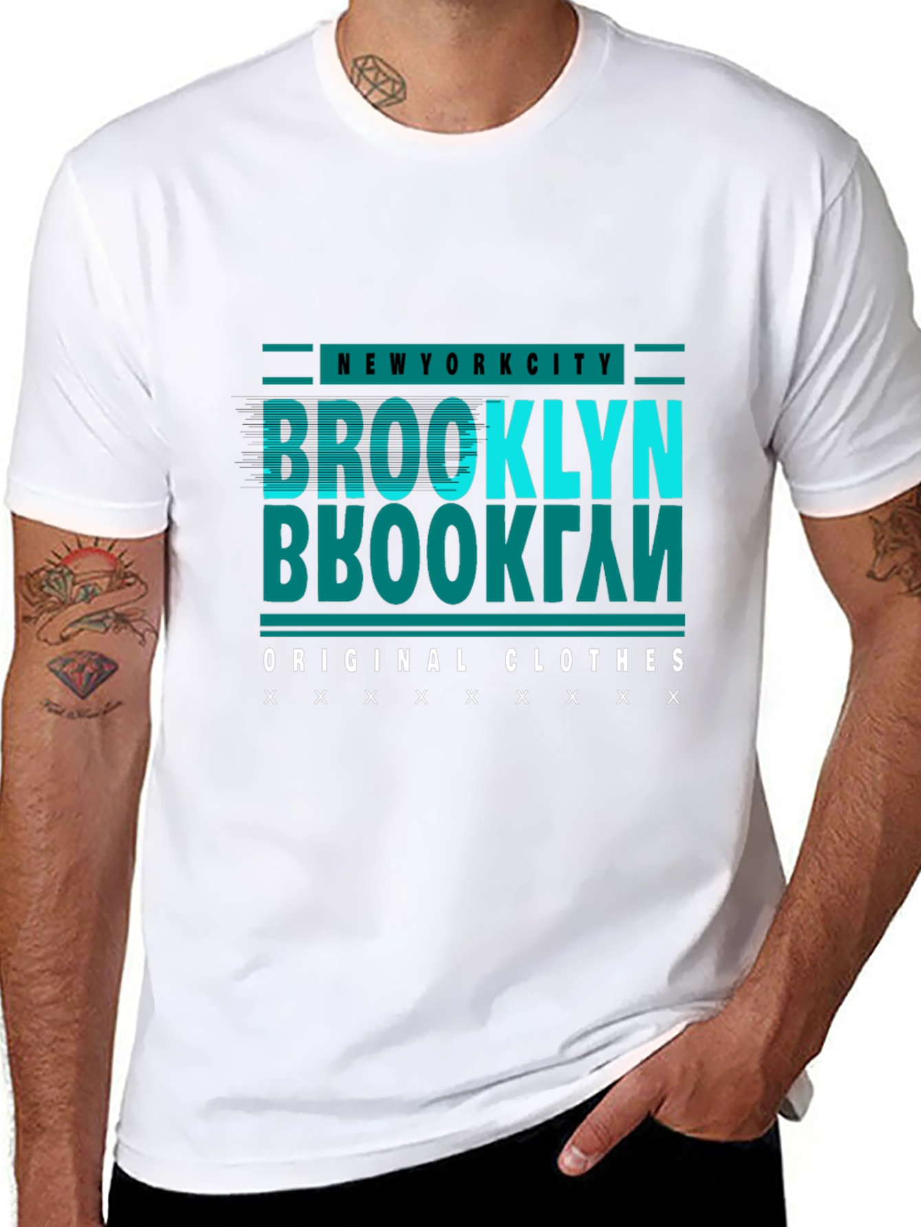 Brooklyn New York City Graphic Tee - Original Clothes