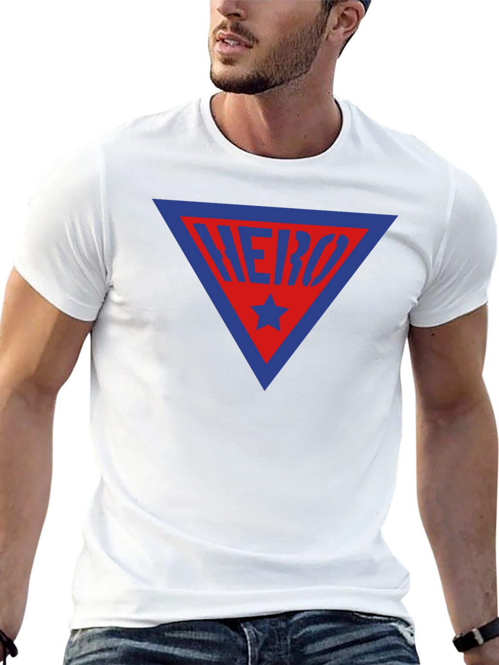 Hero Triangle Graphic Tee - Bold Design