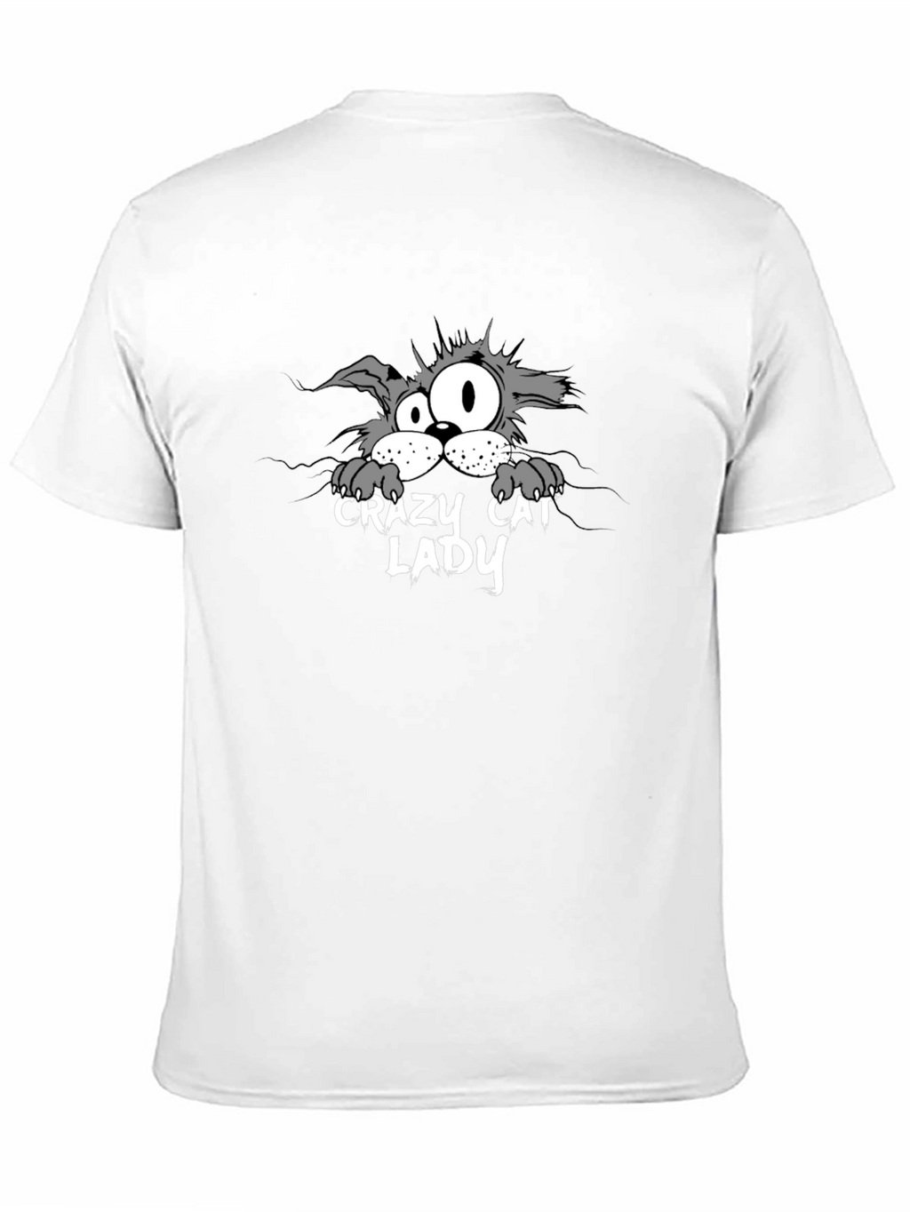 Crazy Cat Lady Graphic Tee - Unisex Black T-Shirt