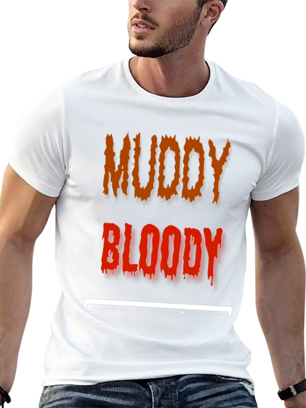 Muddy Bloody T-Shirt - Edgy Graphic Tee