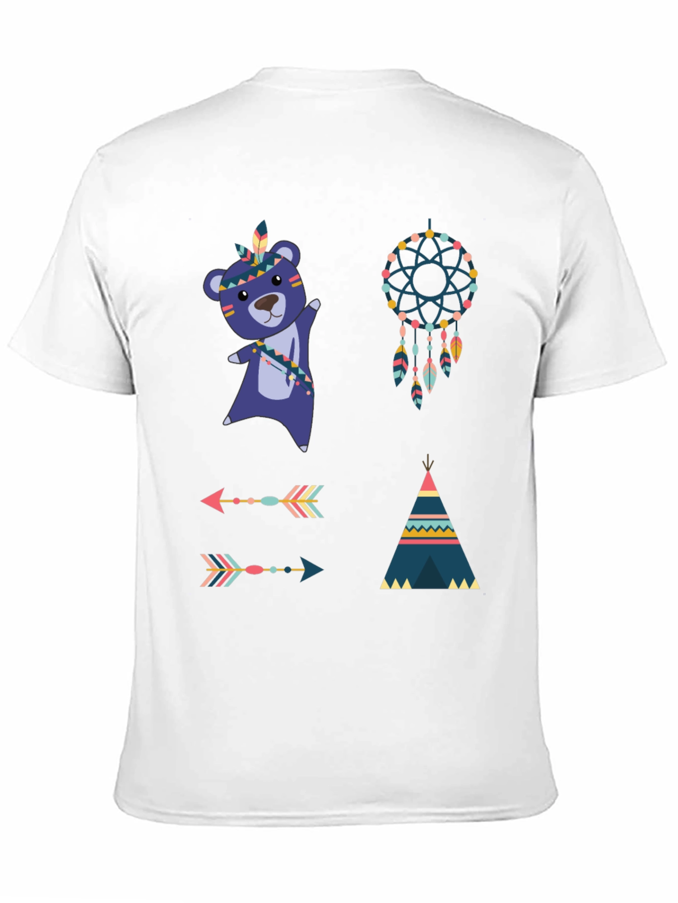 Tribal Bear Tee Dreamcatcher Shirt