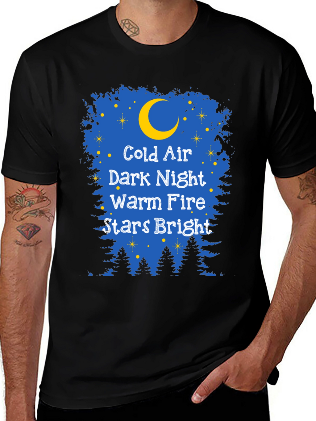 Cold Air Dark Night Graphic Tee