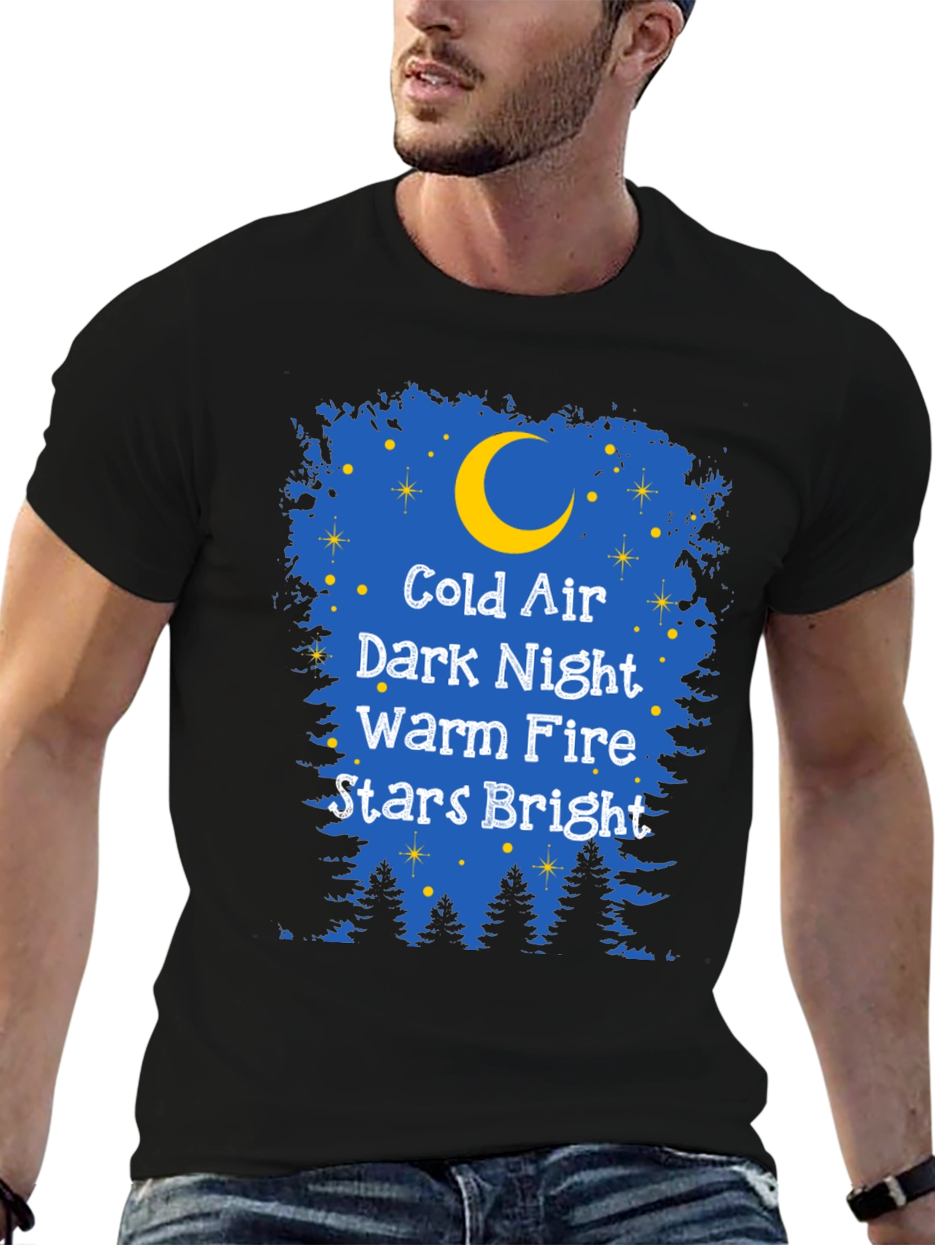 Cold Air Dark Night Graphic Tee