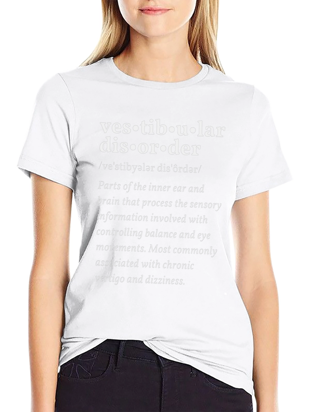 Vestibular Disorder Awareness T-Shirt - Anatomy Tee