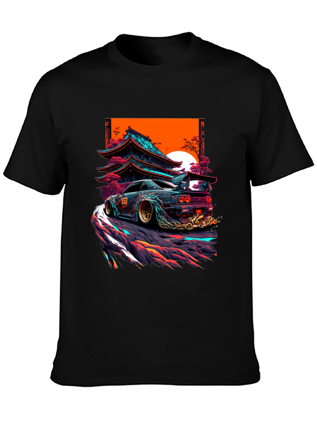 Japanese Drift Car Graphic T-Shirt