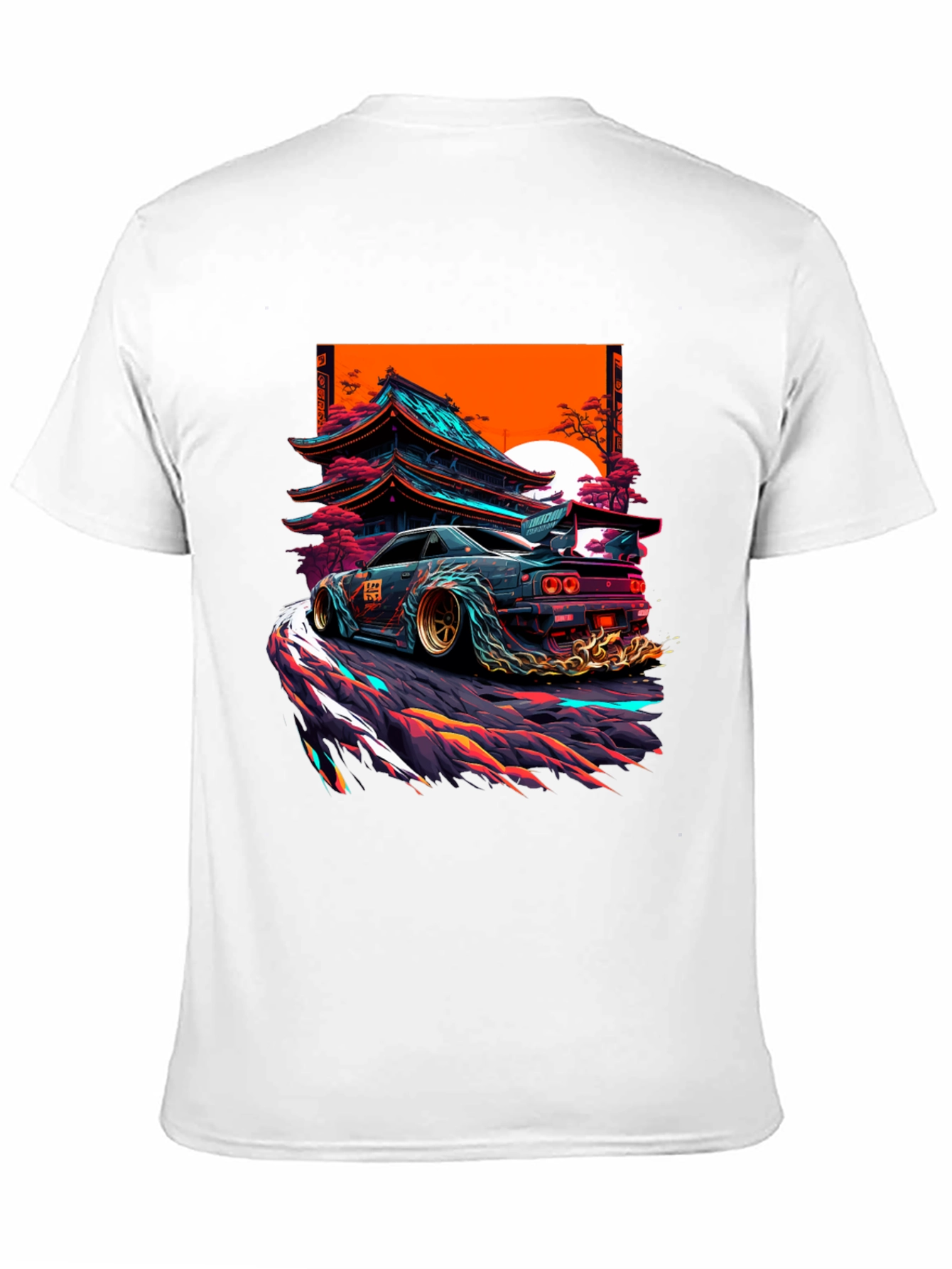 Japanese Drift Car Graphic T-Shirt