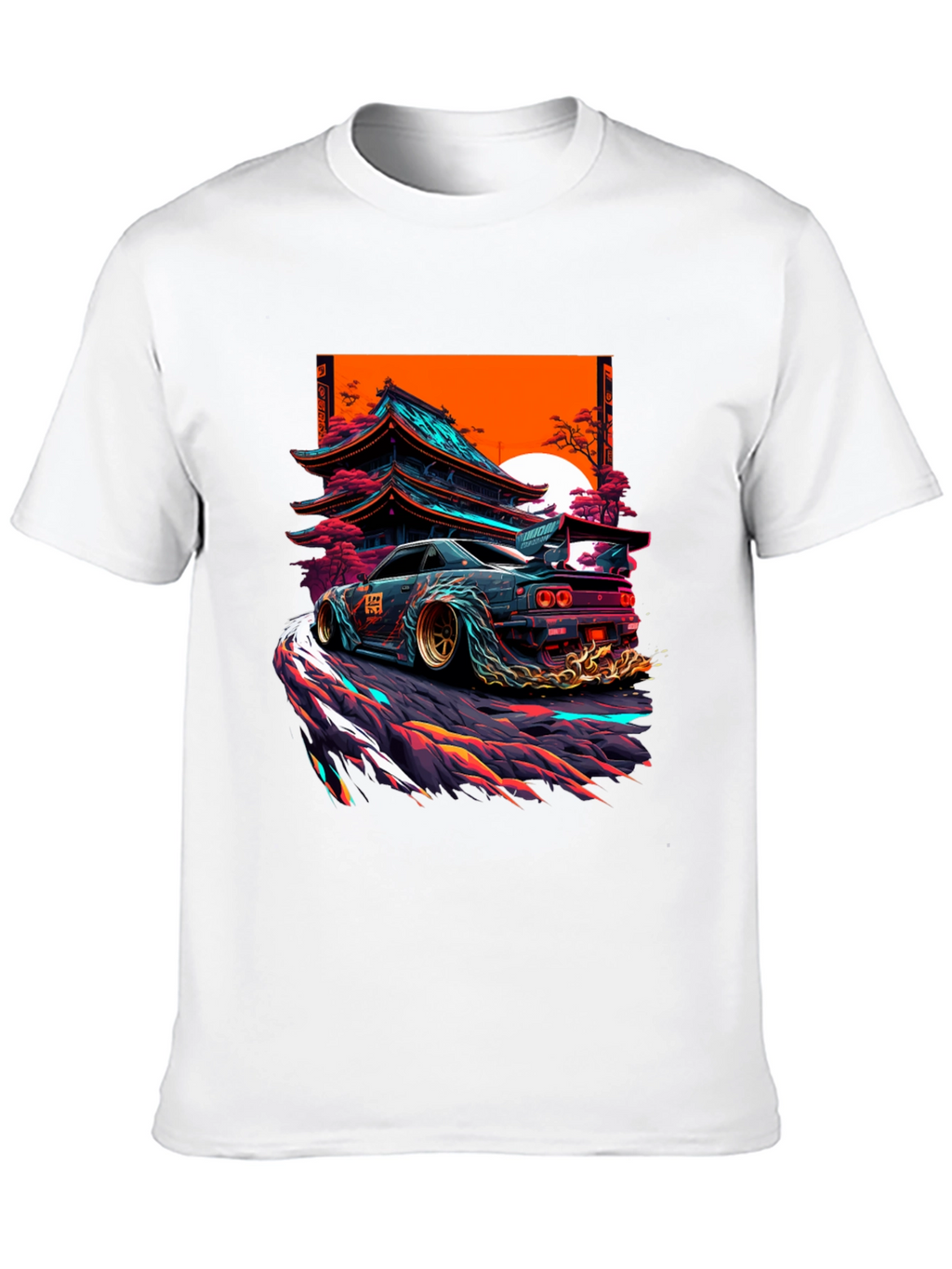 Japanese Drift Car Graphic T-Shirt