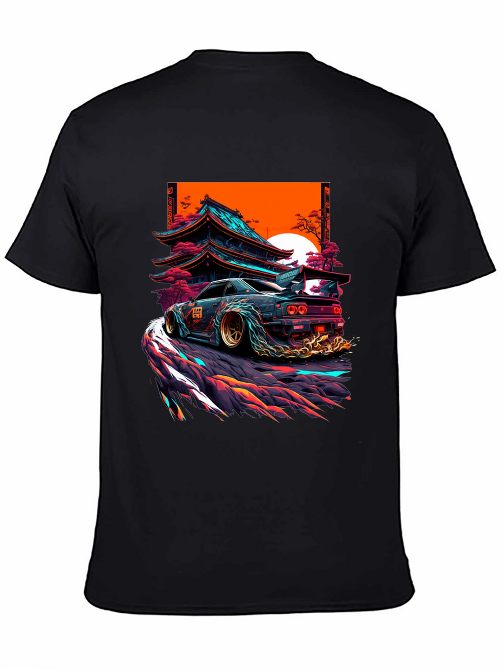 Japanese Drift Car Graphic T-Shirt
