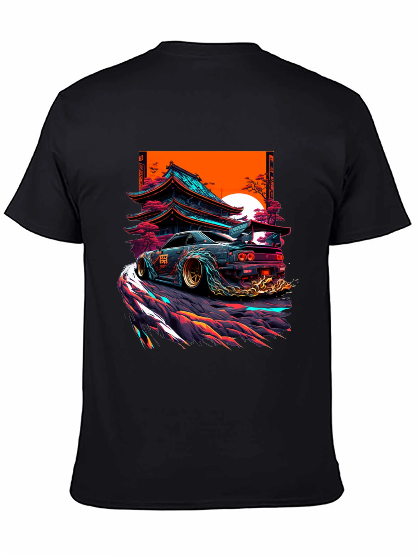 Japanese Drift Car Graphic T-Shirt