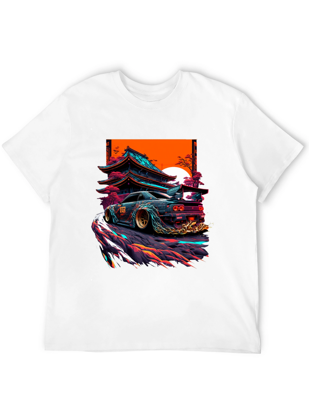 Japanese Drift Car Graphic T-Shirt