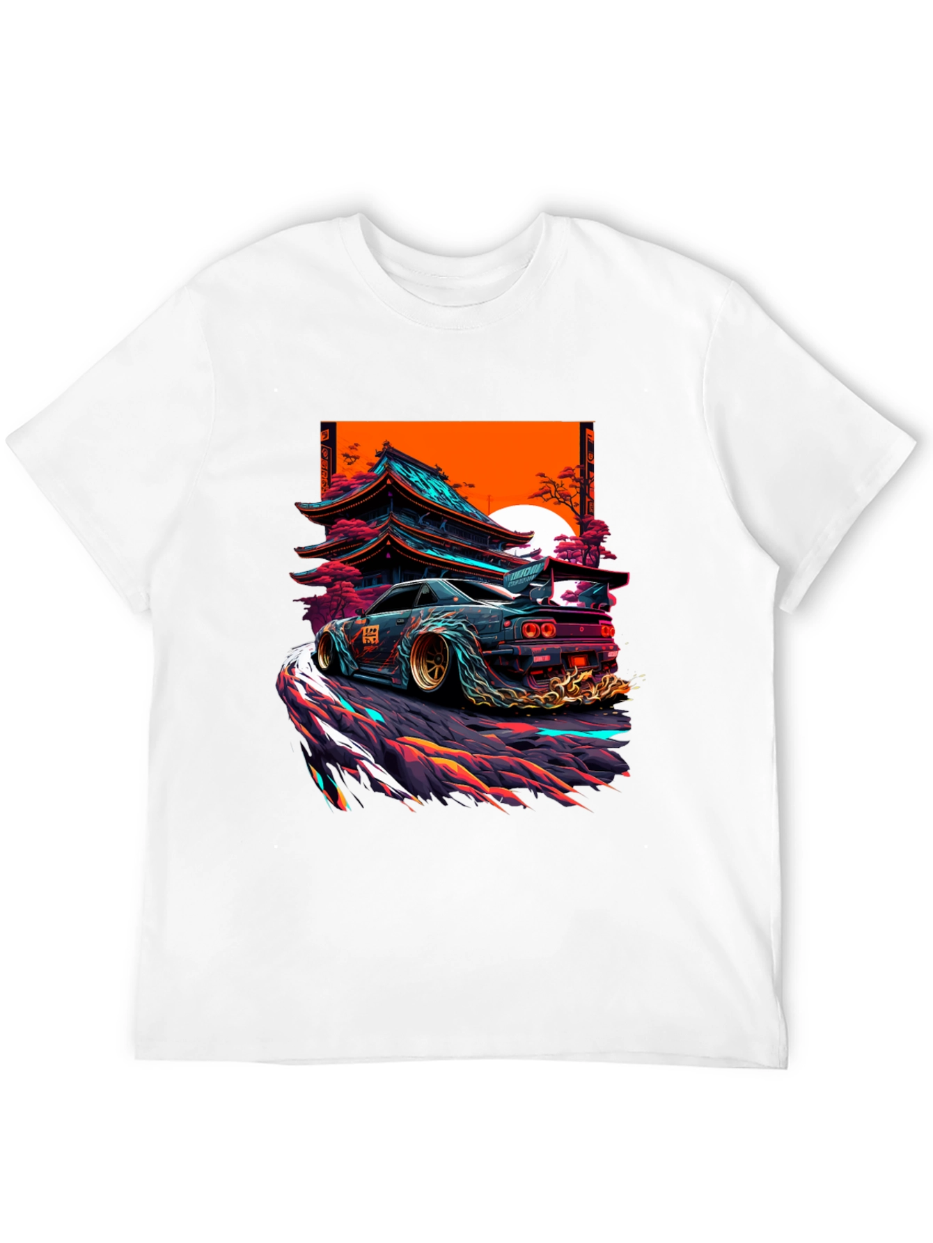 Japanese Drift Car Graphic T-Shirt